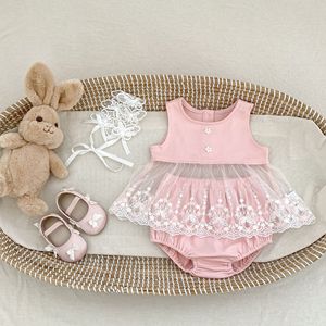 Nouvel ensemble d'été pour enfants : débardeur sans manches et <span class=keywords><strong>pantalon</strong></span> bouffant 2 pièces pour filles – Vêtements de bébé tendance - Product Image 4