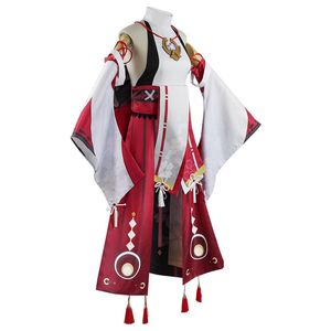 Disfraz de Cosplay de Yae Miko de Genshin Impact, Traje de Sacerdotisa, para Mujer, Tallas S-XL - Product Image 2