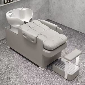 Bac à shampoing en céramique haut de gamme avec design multifonctionnel pour salons de luxe - Product Image 5