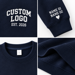 Drop Shipping Custom Kids Name Embroidered Jersey <strong>Hoodie</strong> Personalized Mama Grandmother Collar Sleeve for Winter MamaSweatshirt - Product Image 4