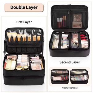 Échantillon gratuit : Valise de coiffure et de maquillage Relavel avec isolation et pochette cosmétique amovible, sac de voyage pour maquilleur - Product Image 4