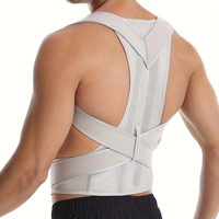 Attelle correctrice de posture unisexe réglable, arrêt de l'affaissement, alignement du dos et soutien de la clavicule, ceinture de correction du bossu