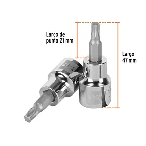 BOX 6 Douille Torx T-27, entraînement 3/8'', TRUPER - Product Image 3