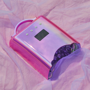 95% các cô gái yêu thích bộ đèn làm móng <span class=keywords><strong>LED</strong></span> Pro Cure màu hồng mạ này với đèn <span class=keywords><strong>UV</strong></span> 78W không dây, sạc lại được - Product Image 2