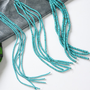Cuentas <span class=keywords><strong>de</strong></span> ágata turquesa, cristal natural, <span class=keywords><strong>jade</strong></span>, cuentas sueltas para manualidades, accesorios <span class=keywords><strong>de</strong></span> joyería DIY - Product Image 3