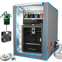 Kit Perlengkapan Penutup Casing Printer 3D Logo Kustom untuk Mesin Printer 3D FDM Bambu Lab Creality Elegoo Anycubic