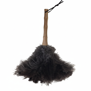 Plumero con plumas de avestruz y mango de bambú 33 cmMSV. - Product Image 2