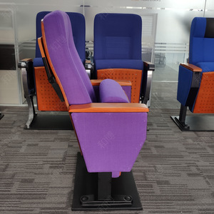เก้าอี้หอประชุมมานวาเอ็กซ์โป รุ่น HB662 สีม่วงบีช พร้อมที่วางแขน สำหรับการนั่งแบบแถวในห้องประชุม - Product Image 4