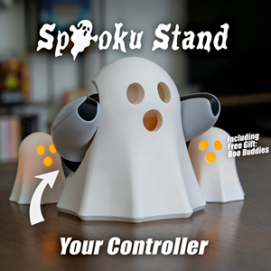 Support de perruque en plastique, lot de 3 |   Support de manette de jeu pour manettes PS5/Switch/Xbox |   Cadeau d'Halloween pour les fans de jeux vidéo - Product Image 1