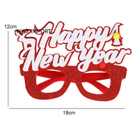 Lunettes de Noël style chapeau, best-seller, accessoires de décoration pour fêtes d'enfants, montures de lunettes décoratives de Noël
