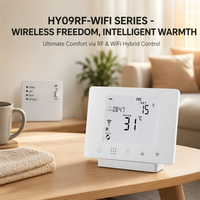 HY09RF Smart Room Termostato inalámbrico Programable Control remoto inalámbrico Tuya WIFI 220V 3A para calefacción de agua de caldera de Gas