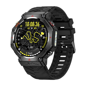 Reloj Inteligente Deportivo para Exteriores KC91, Resistente al Agua 3ATM, Asistente de Voz, Monitoreo de Salud, Batería de 530 mAh, Reloj Inteligente con GPS y Linterna - Product Image 1