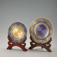 Fournisseur de souvenirs de retraite ronds personnalisés de haute qualité imprimés en UV, avec plaques de médailles et récompenses, modèles d'artisanat métallique