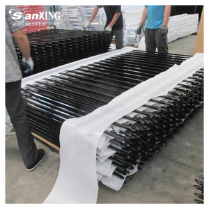 Modern Carbon Steel Fence Panel 5.6 Feet Height Powder Coated Rustproof Outdoor Residential Use Rectangle Shape - Product Image 6