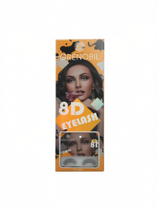 Pestañas Postizas Grenobil 8D, Pelo Sintético de 0.07mm, Banda Invisible, Bandeja Transparente, Modelo 1440 - Product Image 1