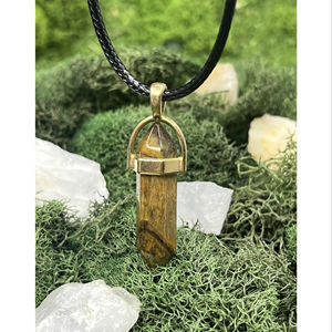 Colgante de Ojo de Tigre Hecho a Mano con Forma de Lápiz para Decoración del Hogar, Regalo y Manualidades, Precio al por Mayor - Product Image 1