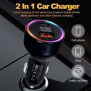 Hot New Fireproof Magnetic QC3.0 PD Dual-interface Car Fast-Charging Charger <b>for</b> Mobile Phone Laptop Earphone & <b>Camera</b> - Product Image 2