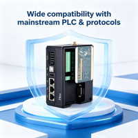 Gateway de Monitoreo Remoto PLC Industrial FBOX, Triple Red 4G LTE/WiFi/Ethernet, Dispositivo IoT de Computación en Borde Multiprotocolo