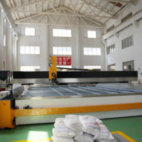 Machine de découpe au jet d'eau CNC 5 axes grand format pour marbre, granit, mosaïque CE