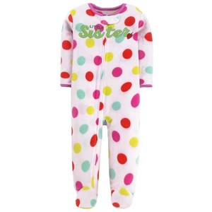 Pijamas de Invierno Personalizables de Fábrica, Cálidos, de Lana <span class=keywords><strong>Polar</strong></span>, para Bebés de 0 a 1 Año, con Mangas Largas y Cierre de <span class=keywords><strong>Cremallera</strong></span>, Unisex - Product Image 3