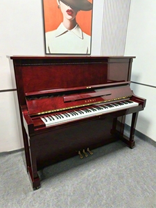 Piano droit d'occasion KL601 bordeaux du Japon – Vente en gros haut de gamme, best-seller pour l'exportation, idéal pour l'enseignement et la maison - Product Image 1