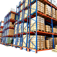 Système de rayonnage en acier pour entrepôt, rayonnage robuste pour stockage et unité d'étagérisation de marchandises pour centre de distribution