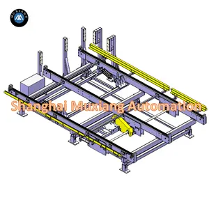 Shanghai Muxiang China Fabriek Vervaardigd Continue Verticale Lifter Transportband Zwaartekracht Roller Ketting Pallet Box Transfer Systeem
