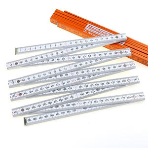 Règle pliante en bois écologique BECOL, 2 mètres, 10 plis, avec logo personnalisé pour l'école et le bureau - Product Image 6