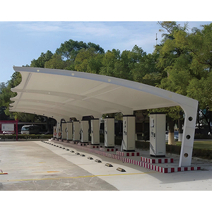 Tettoia per Auto ODM OEM Impermeabile Anti-UV con Struttura a Membrana, Resistente al Vento, per Stazioni degli Autobus e Aree di Parcheggio Comunitarie - Product Image 4