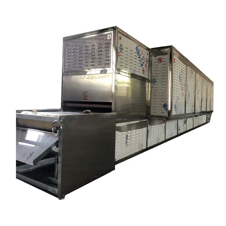 CE certificated industrial microwave tunnel oven for fast drying and heating