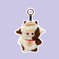 Miiloo MeowMoo Explorer MINI Boîte Mystère en Peluche, Porte-clés Animal en Peluche, Pendentif en Peluche Personnalisable avec Logo et Design de Personnage (ODM)