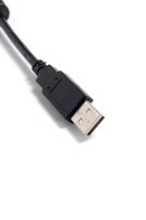 كابل USB مخصص مضاد للتداخل بموصل ذكر إلى ذكر مع نواة فيريت مزدوجة، USB 2.0 بسرعة 480 ميجابت في الثانية للمعدات الصناعية والطبية