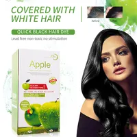 تفاح عضوي لون الشعر صبغ كريم 100% الأمونيا و PPD شحن الطبيعي غير للحساسية كريم صبغة شعر