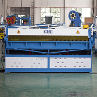 Cintreuse de bordures hydraulique manuelle 3*3000 à commande PLC, pour tôles en acier inoxydable et tubes, directement de l'usine