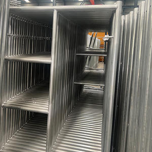 Échafaudage en H de style industriel pour la construction de façades d'escaliers en acier Cadre d'échelle au design moderne pour la construction d'hôtels - Product Image 3