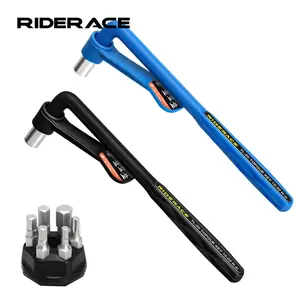 RIDERACE Bicicleta Torque Chave com Bit Set Portátil Pequeno MTB Road Bike Allen Chave Ferramenta Soquete Chave Chave Para Kit De Reparação Da Motocicleta