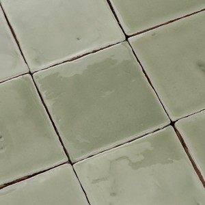 Piastrella in Ceramica Vitri Jade 10x10 Verde Opaco per Rivestimento Bagno e Pavimento - Product Image 5