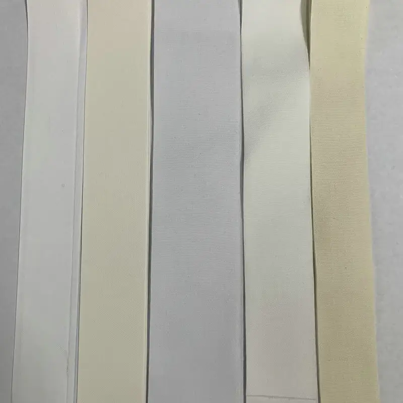 Thick Grain White polyester and cotton Material Webbing Tape