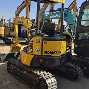 Excavatrice d'occasion de haute qualité et bon marché Komatsu PC30 3 tonnes, petite excavatrice d'occasion avec moteur d'origine EPA, excavatrice d'occasion - Product Image 1