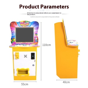 เครื่องเกมหยอดเหรียญเล่นเพลงแบบหยอดเหรียญรับประกัน1ปีสำหรับเกมแม่-เด็กบันเทิงเกมหลากหลายขนาดเล็ก - Product Image 2