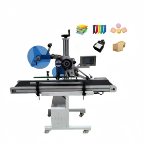 Máquina Etiquetadora Automática de Etiquetas Planas, Máquina Etiquetadora de Etiquetas para Tapas, Cajas, Bolsas de Papel y Cartón - Product Image 4