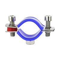 Collier de serrage en acier inoxydable 304 avec support à écrou soudé M8 pour suspension de tuyaux de plomberie et de drainage