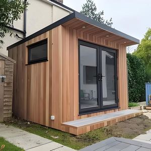 Sauna Room & Sauna House-2/4 Person Outdoor Options Luxury Modern Solid Wood Villa with Panoramic Glass - Product Image 2