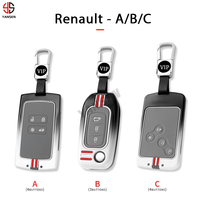 2024 nouveau Design voiture porte-clés support couverture pour Renault Koleos Kadjar scénic Megane Sandero Espace Clio Captur Laguna Samsung