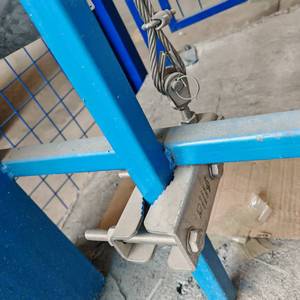 Système antichute FCLIMB <span class=keywords><strong>JVD</strong></span> 75m avec câble en acier inoxydable pour échelle verticale et sécurité d'échelle fixe - Product Image 3