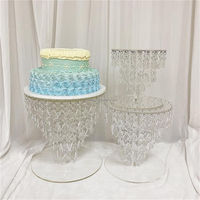 Présentoir Moderne en Acrylique pour Gâteaux de Mariage, Tours de Présentation en Plastique pour Macarons, Desserts et Pâtisseries pour Fêtes et Célébrations