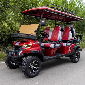 Voiturette de golf tout-terrain puissante 72V 6 places, rehaussée, 5000W, buggy électrique de chasse avec pneus tout-terrain <span class=keywords><strong>pour</strong></span> la ferme et la plage - Product Image 2