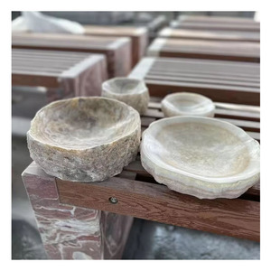 بيع بالجملة أوعية من الحجر الطبيعي والصواني الصغيرة المصقولة أعلى العقيق المصقول لتطبيقات الديكور في الهواء الطلق - Product Image 1