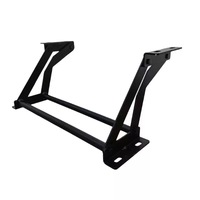 Pieds de table en fer forgé noir de haute qualité, sur mesure, pour mobilier de salle à manger, de café ou de bricolage, style épinglette, pour cuisine et chambre