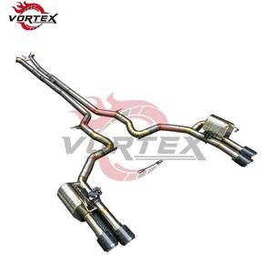 Sistema de Escape Catback Vortex de Titanio Grado 5, 1.2mm de Grosor, Acabado Azul Quemado, para Porsche Panamera 971 2017-2024, con Válvulas de Titanio, Fácil Instalación - Product Image 3